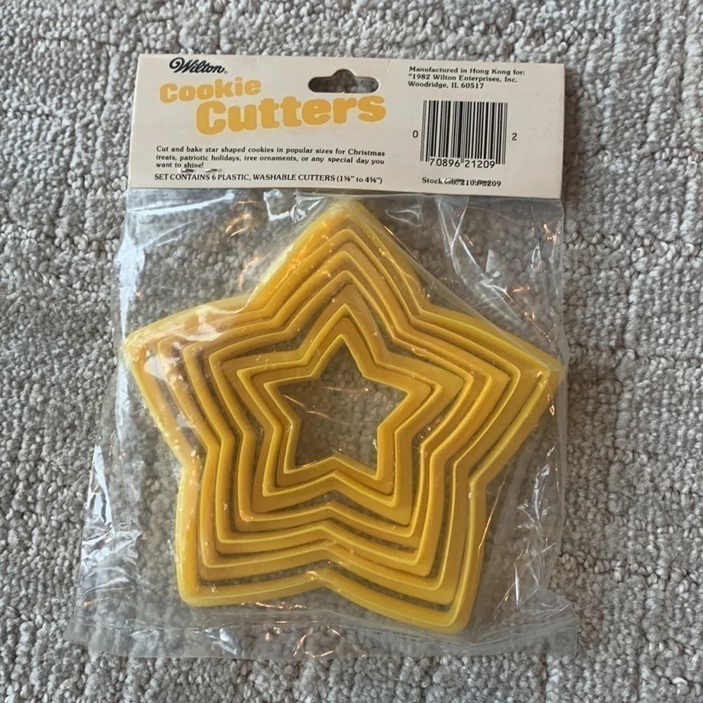 NOS Wilton Star Cookie Cutters